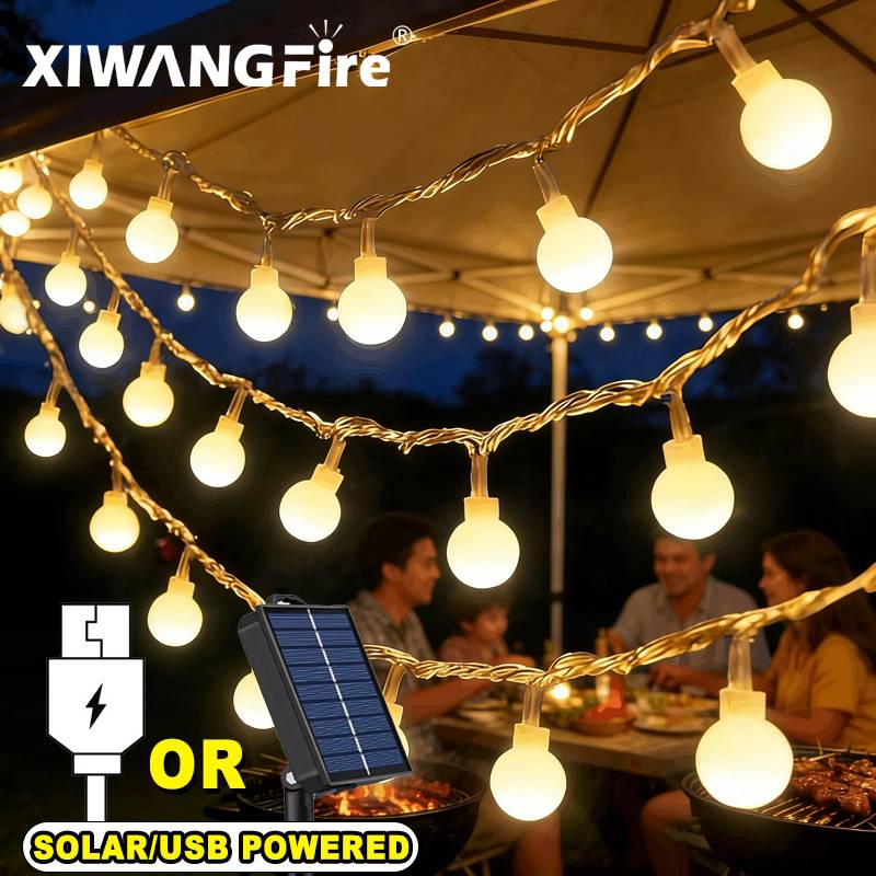 Outdoor Lighting Led - Luci a Stringa Solari/USB/a Batteria 3-10M,