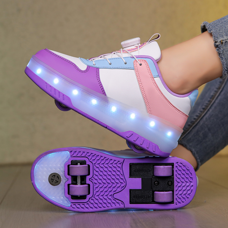 Outdoor Lighting Grid Screen - Sneakers Luminose per Bambini con LED,