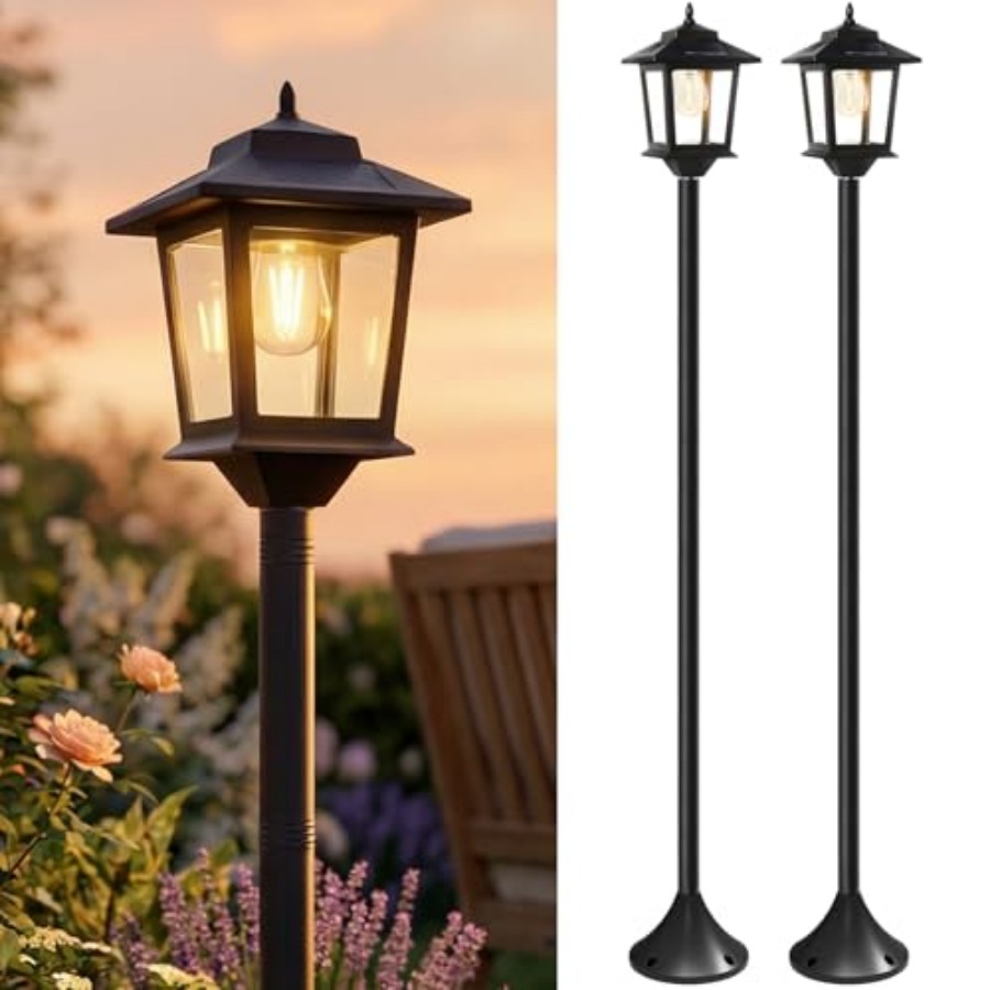 Outdoor Lighting Solar - Lampioni Solari da Esterno, Set da