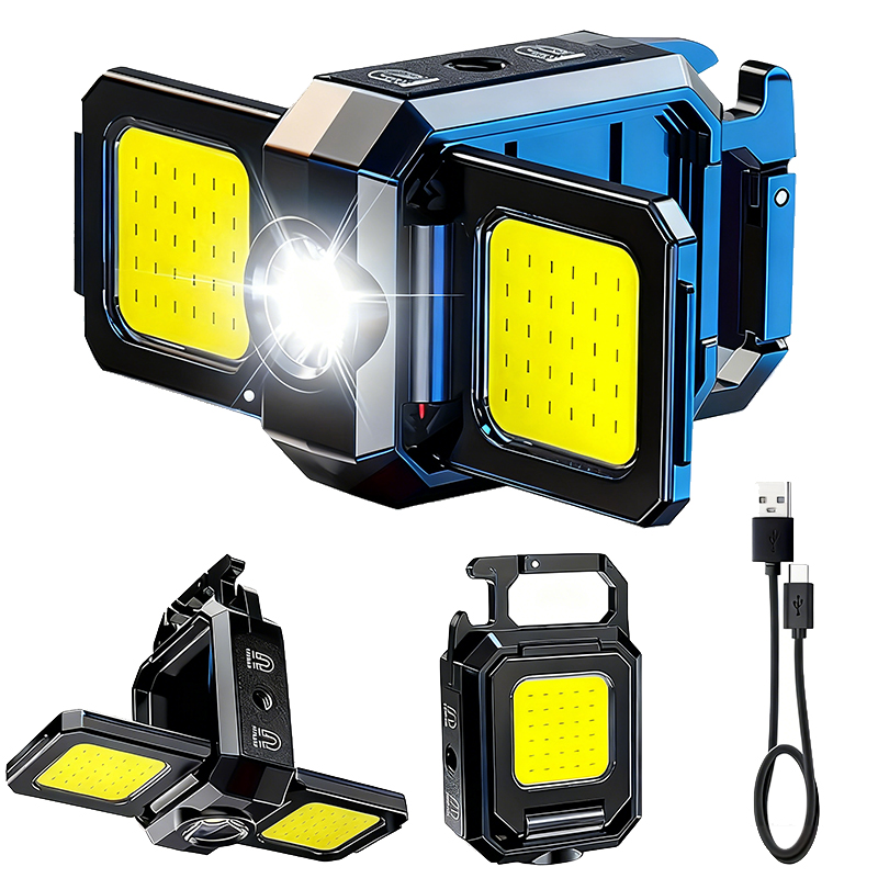 Outdoor Lighting Usb - Mini torcia portachiavi luce COB lampada