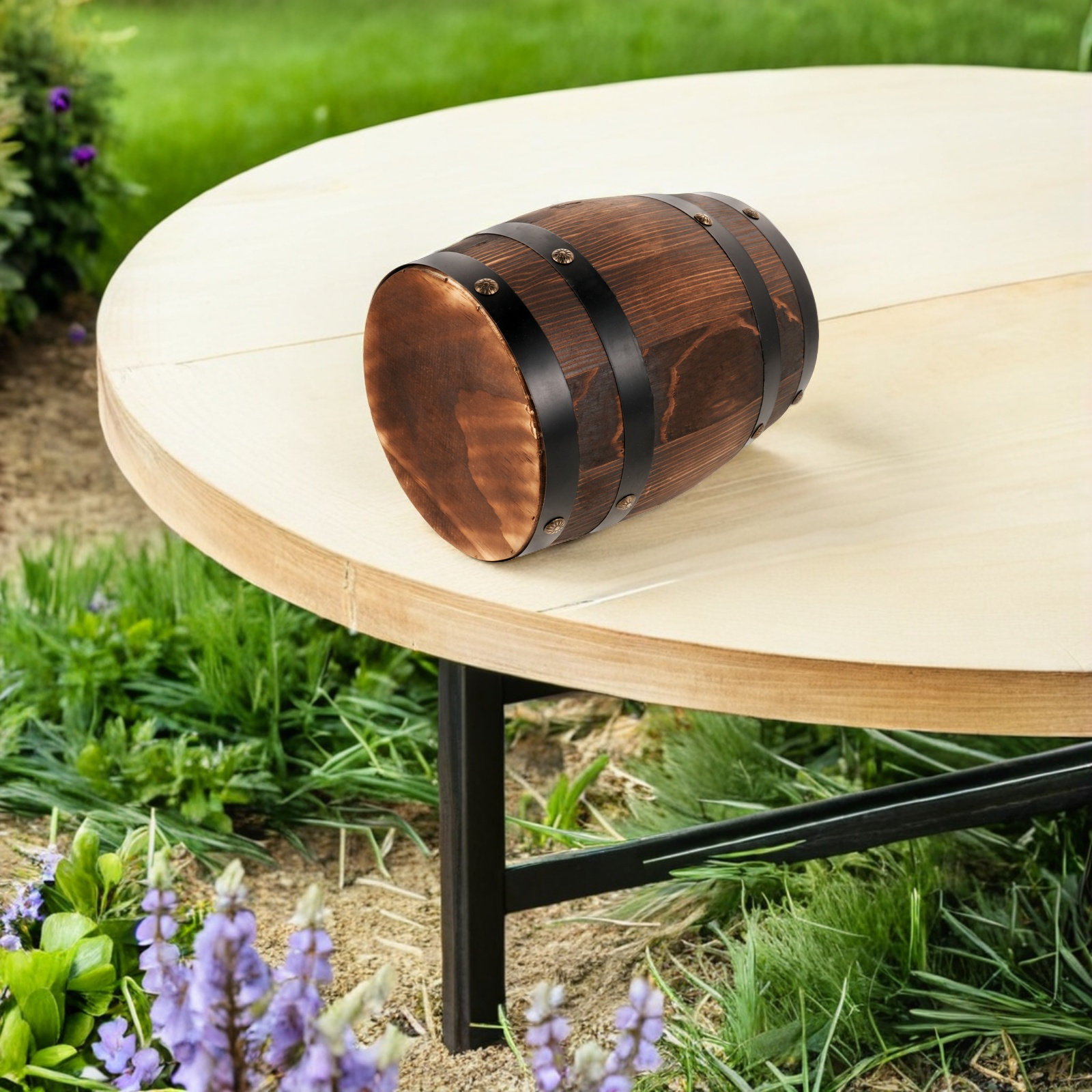 Outdoor Lighting Vintage - Sgabello da Esterno in Legno a