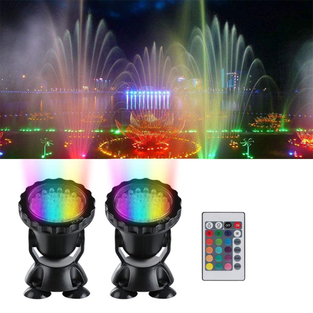 Pond Light Submersible - Faretto per acquario multicolore con luce