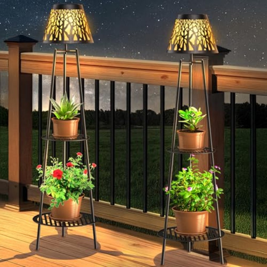Outdoor Lighting Led - Set di 2 Lampade Solari da