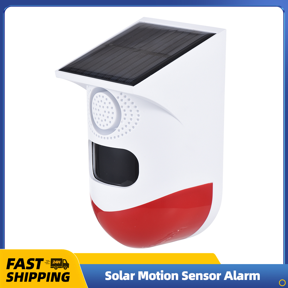 Photocell Outdoor Lighting - Allarme sensore di movimento solare Sirena