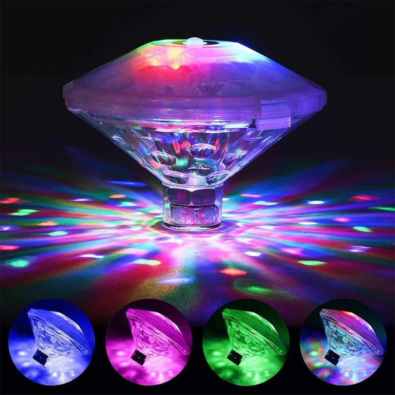 Pond Light Submersible - Luce subacquea galleggiante RGB sommergibile LED