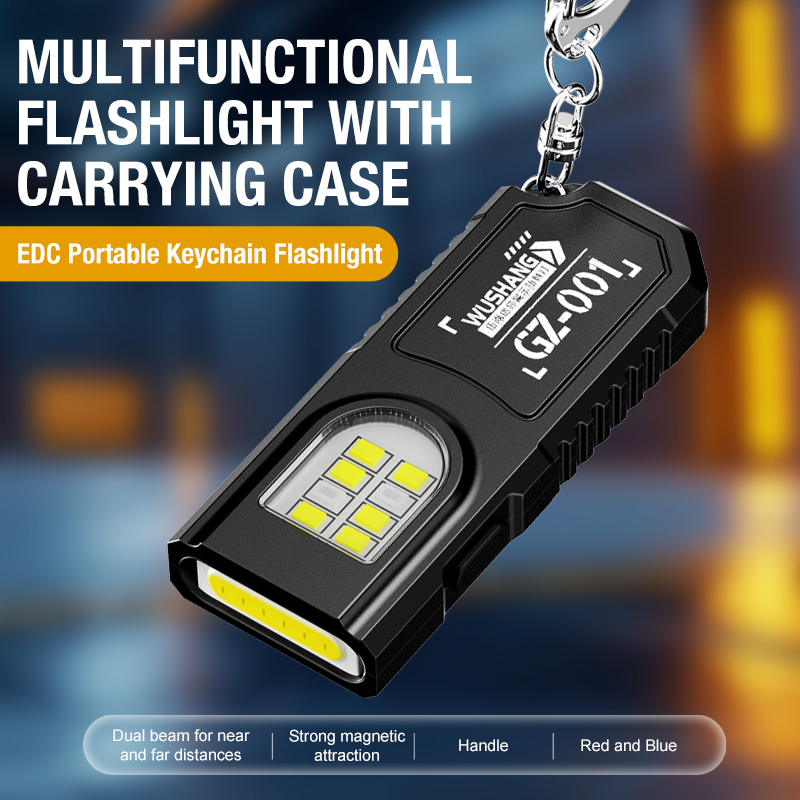 Outdoor Lighting Usb - Torcia LED COB Portatile con Clip,