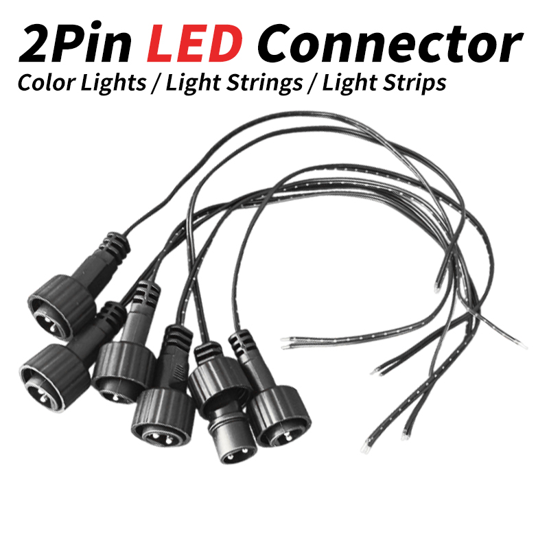 Outdoor Lighting Extension Cable - Connettore LED a 2 Pin con