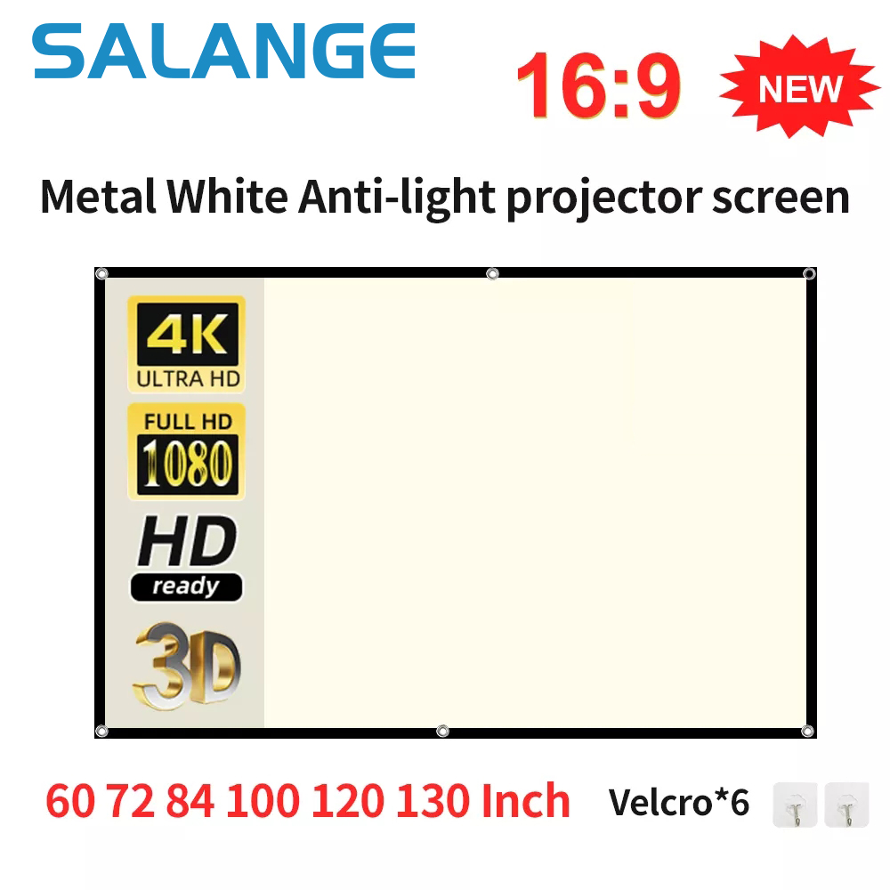 Outdoor Lighting Grid Screen - Schermo per proiettore Salange 16:9 Tenda