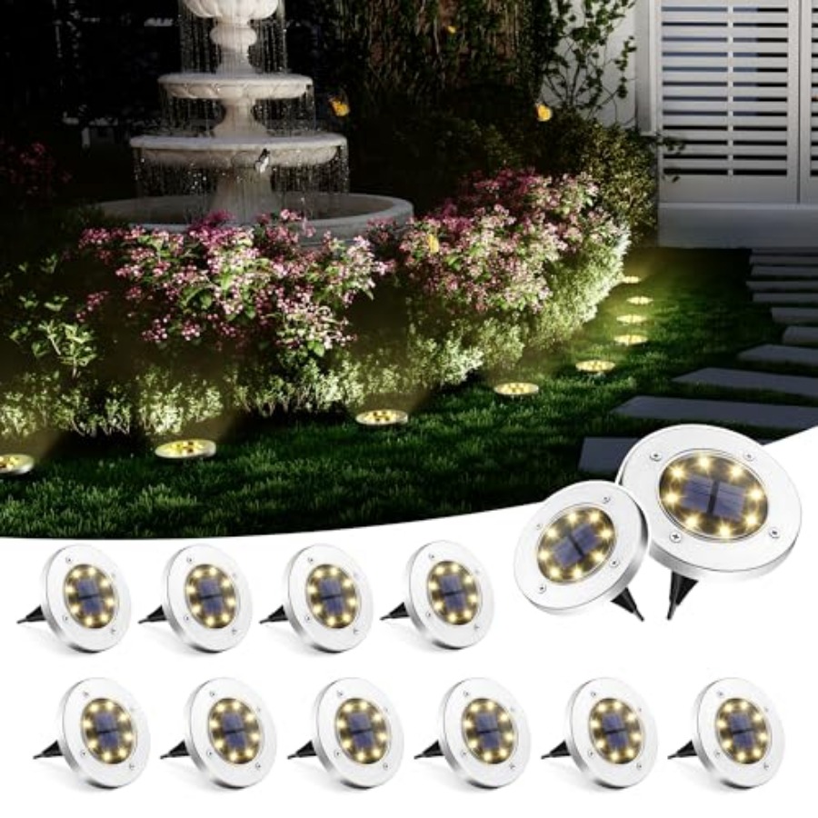 Outdoor Lighting Led - Luci Solari da Giardino, Illuminazione Esterna