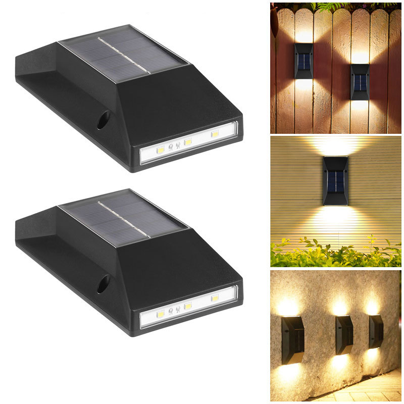 Outdoor Lighting For Fence - Lampade Solari da Parete a 6
