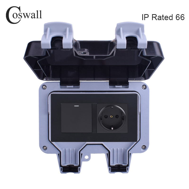 Coswall IP66 presa di corrente - Outdoor Lighting Wall Mount recensione e prezzo
