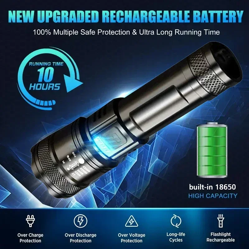 Torcia a LED super luminosa To - Outdoor Lighting Usb recensione e prezzo
