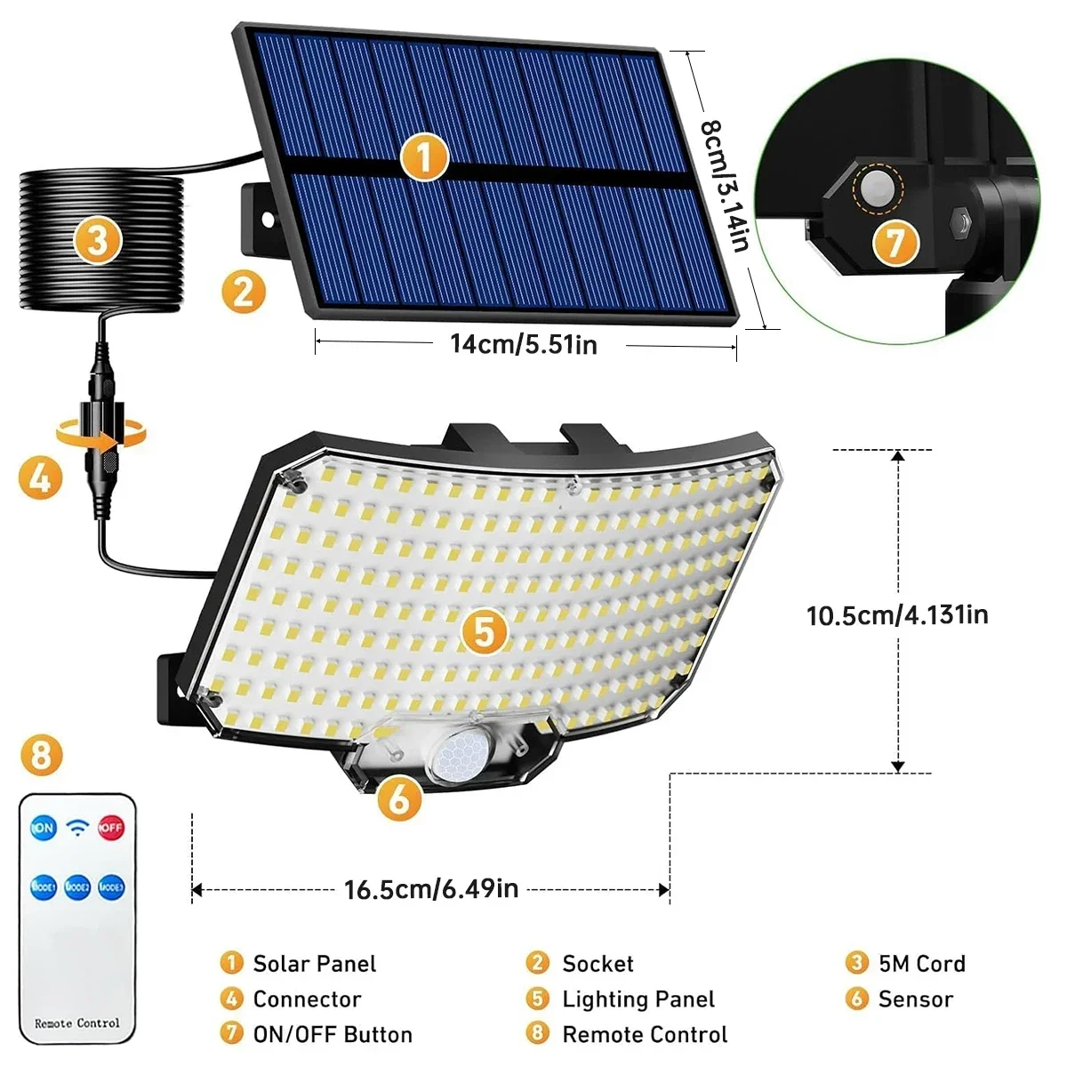 Luci Solari da Esterno 234LED  - Outdoor Lighting Solar recensione e prezzo