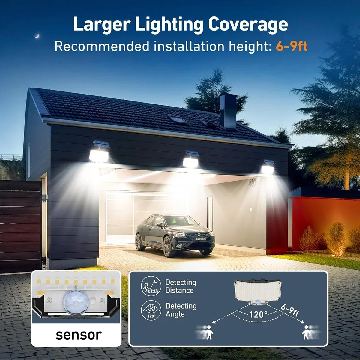 Luci Solari da Esterno 234LED  - Outdoor Lighting Solar recensione e prezzo