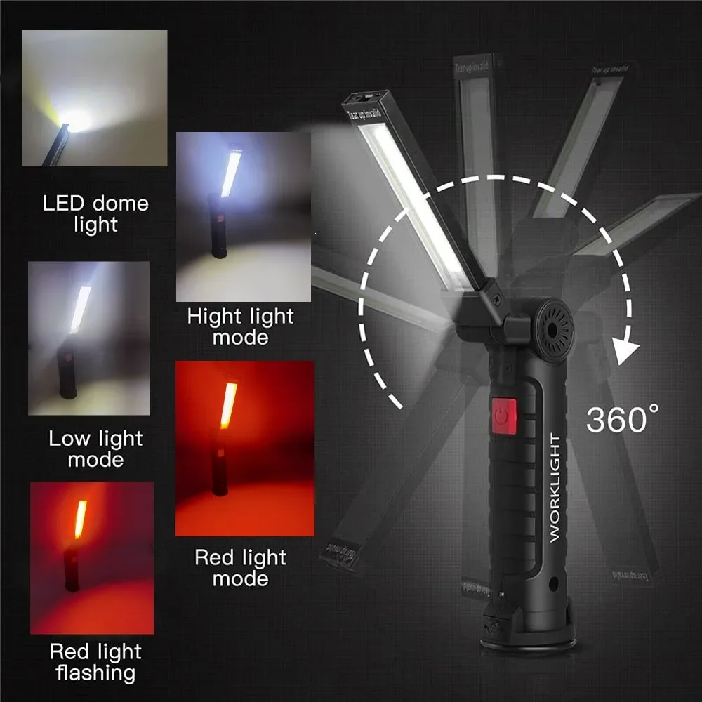 Torcia portatile a LED COB Lam - Outdoor Lighting Usb recensione e prezzo