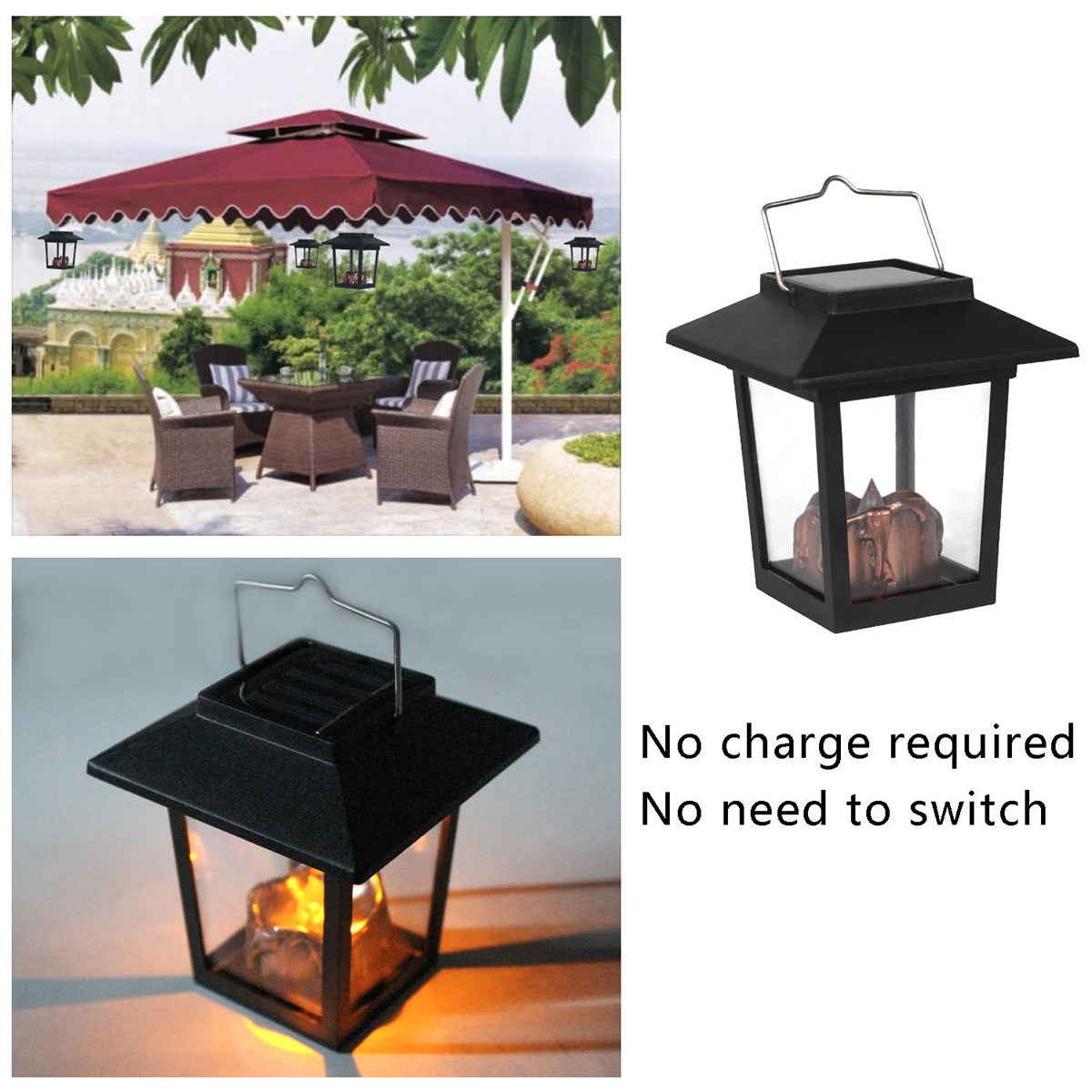 3 Pezzi Lanterna Solare Imperm - Outdoor Lighting Vintage recensione e prezzo