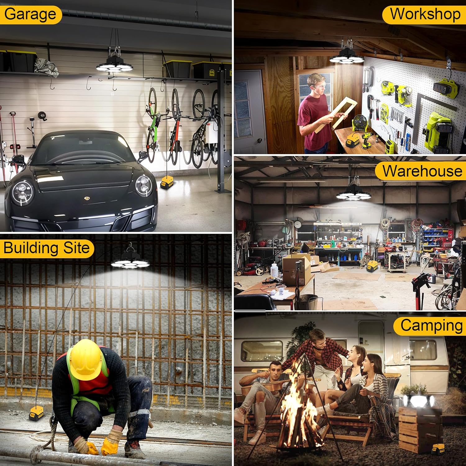 Lampada a Batteria per Esterni - Outdoor Lighting Garage recensione e prezzo