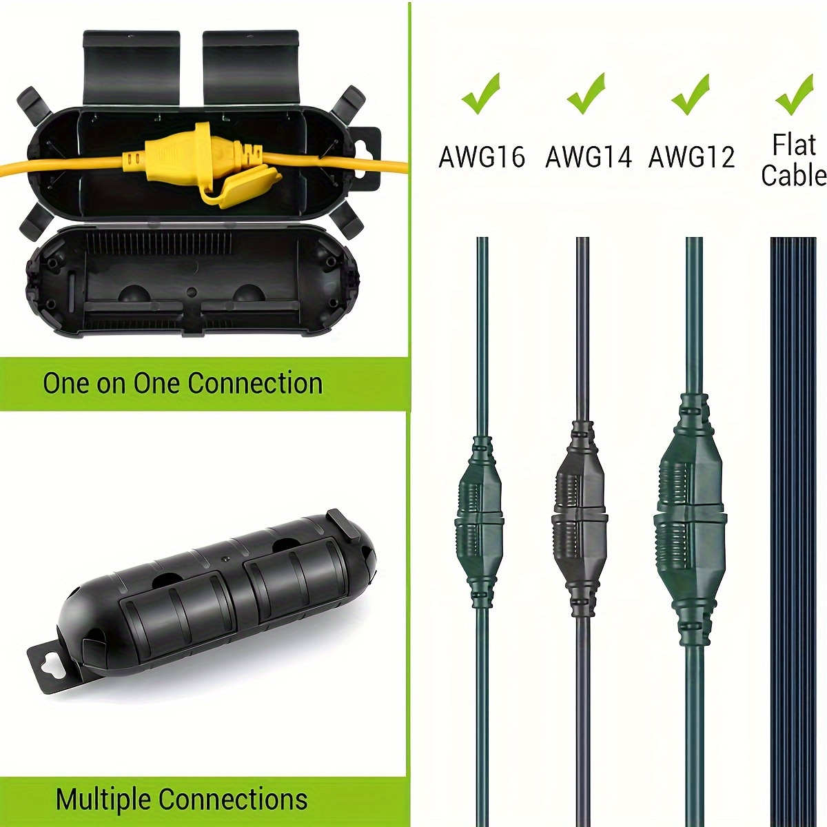 Copertura protettiva di sicure - Outdoor Lighting Extension Cable recensione e prezzo