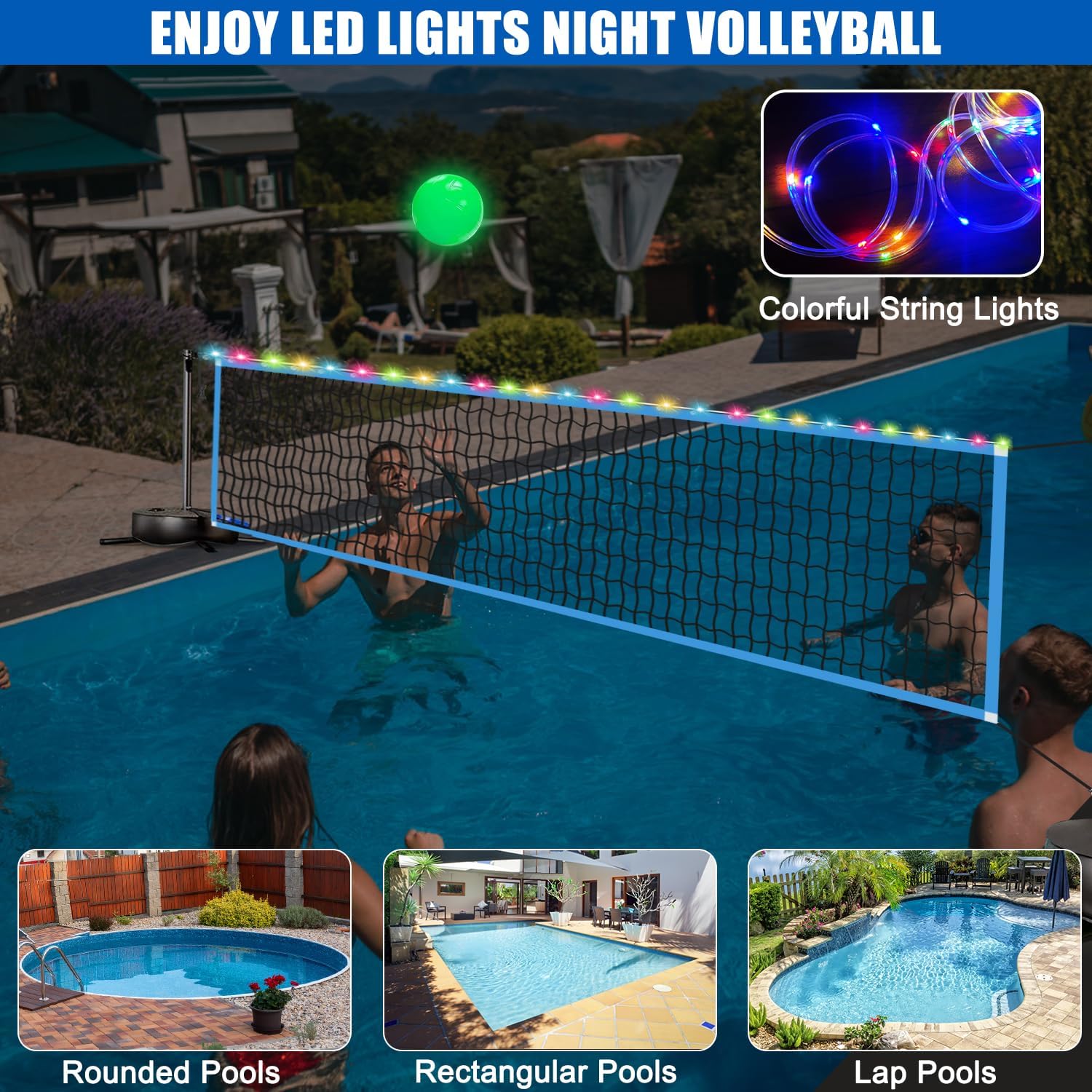 Rete da Pallavolo Portatile pe - Outdoor Lighting Led recensione e prezzo
