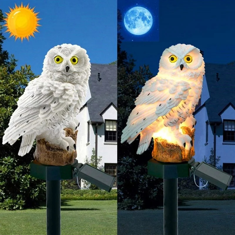 Statua di Gufo Solare con Luce - Photocell Outdoor Lighting recensione e prezzo