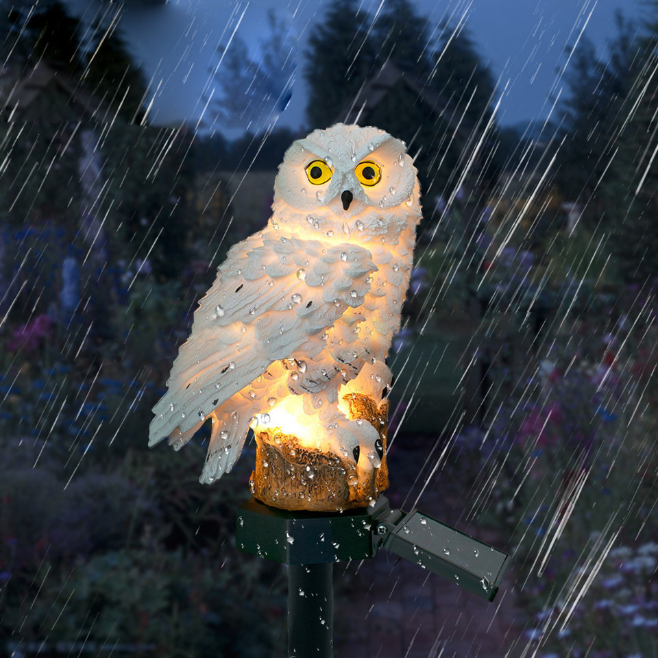 Statua di Gufo Solare con Luce - Photocell Outdoor Lighting recensione e prezzo