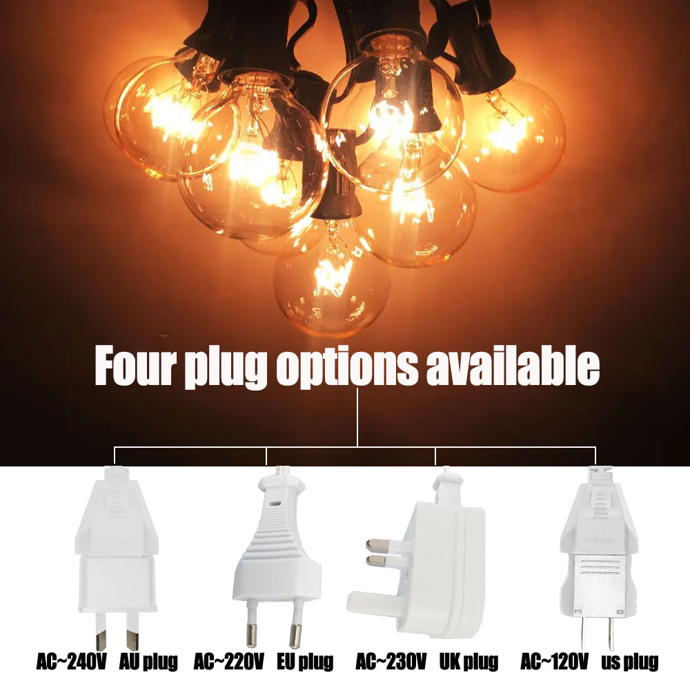 Luci a stringa vintage G40 con - Outdoor Lighting Vintage recensione e prezzo
