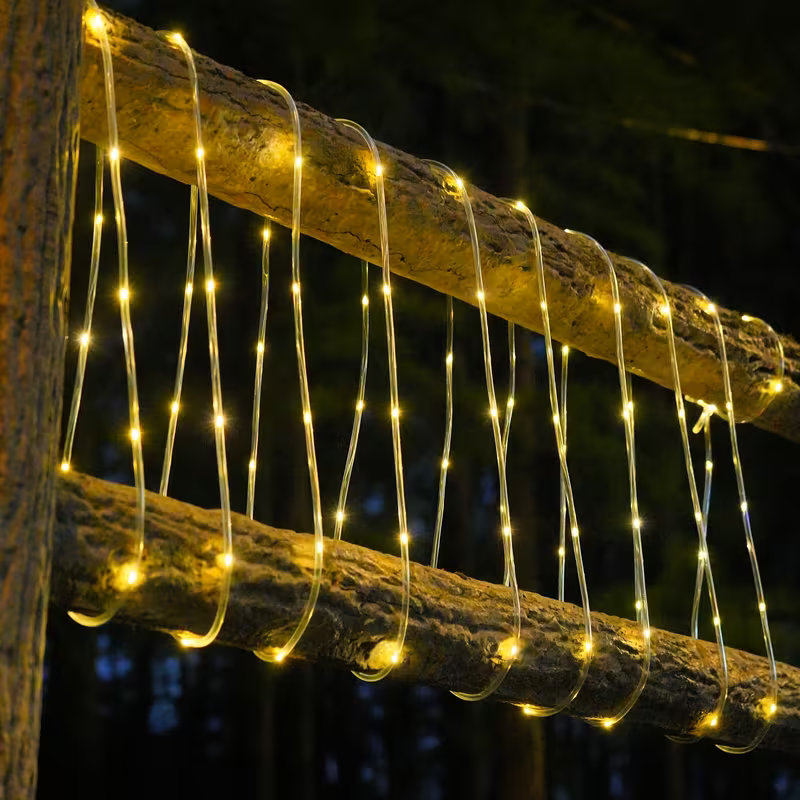 Luci Solari a Corda 50/100 LED - Outdoor Lighting For Fence recensione e prezzo