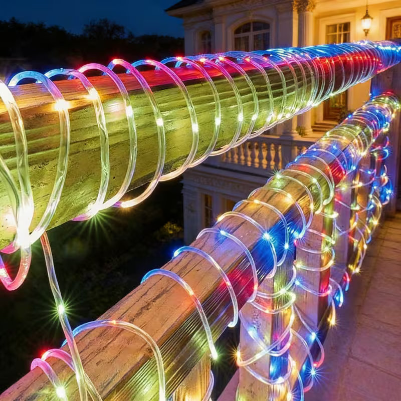 Luci Solari a Corda 50/100 LED - Outdoor Lighting For Fence recensione e prezzo