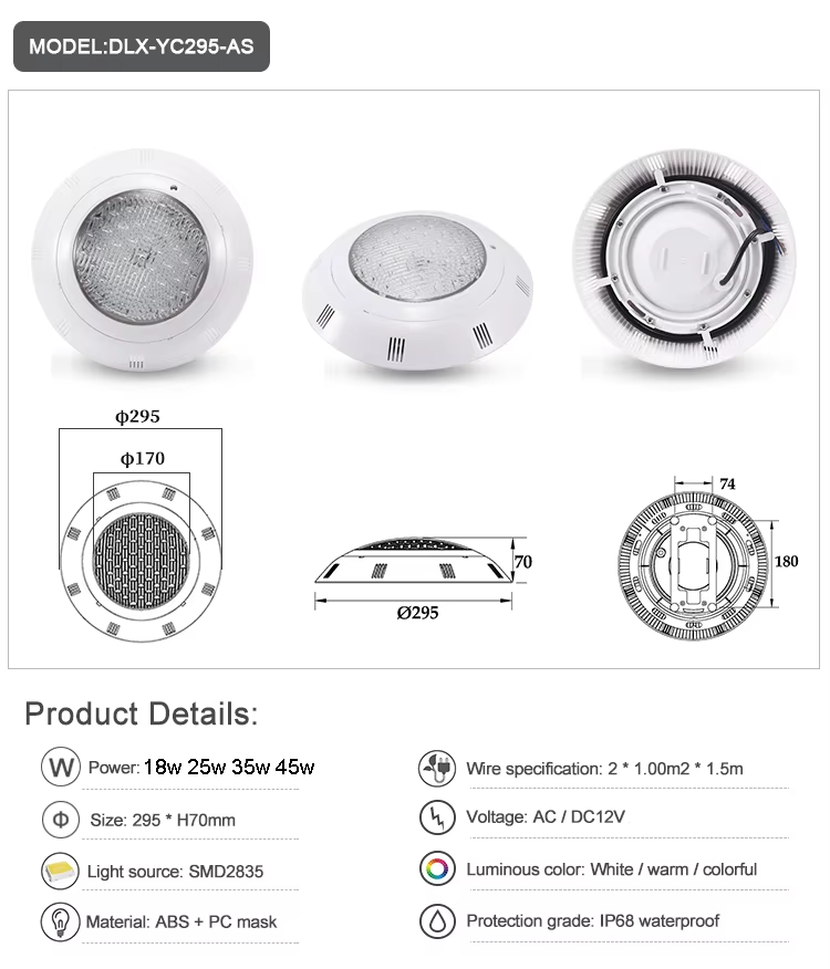 Luci per piscina a LED RGB AC1 - Pond Light Submersible recensione e prezzo