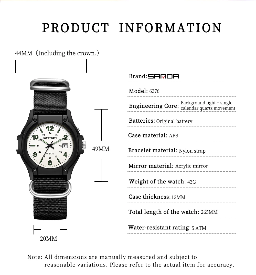 Orologio al Quarzo SANDA 2026  - Outdoor Lighting Vintage recensione e prezzo