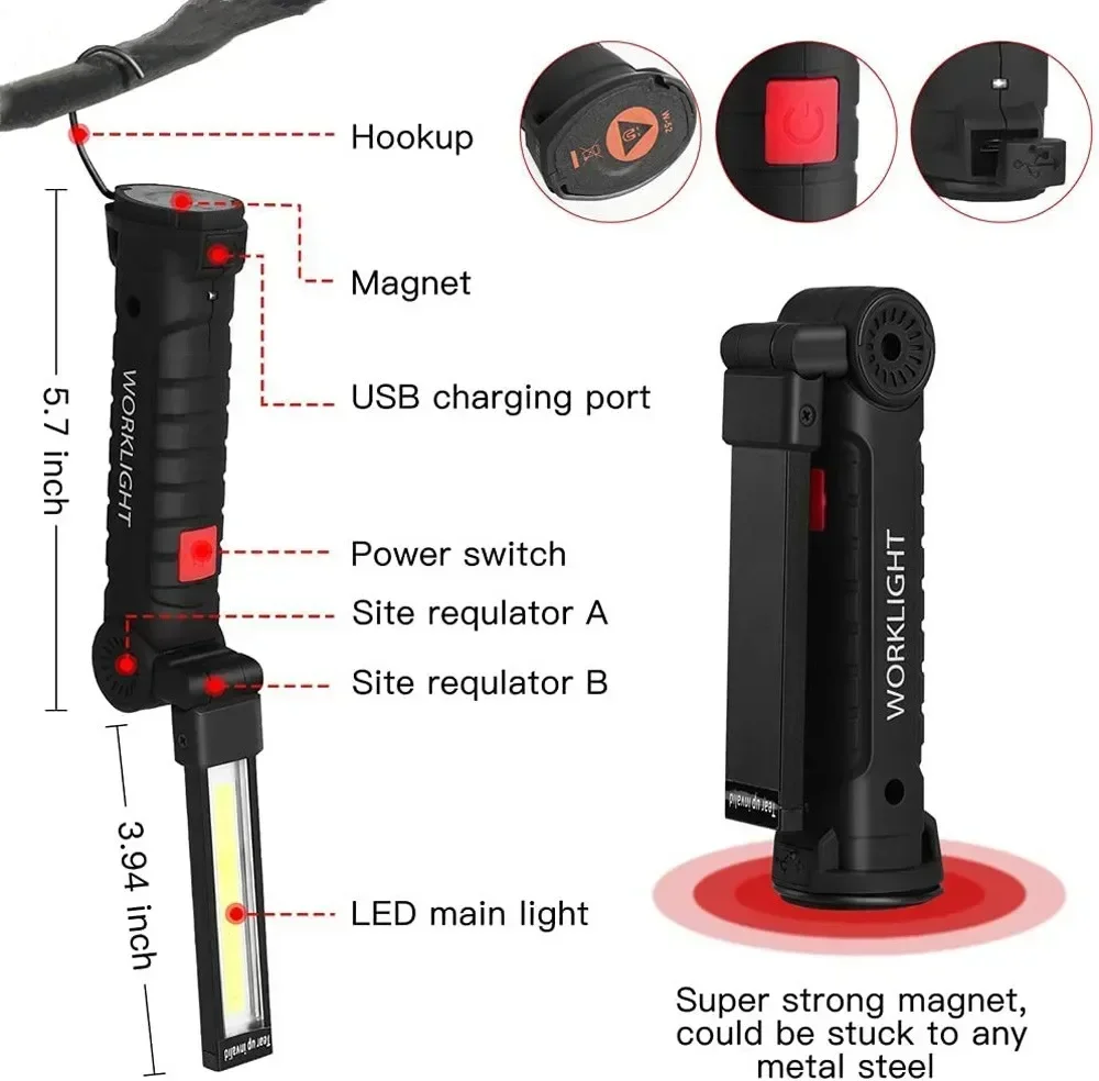 Torcia LED COB Lampada di ispe - Outdoor Lighting Led recensione e prezzo